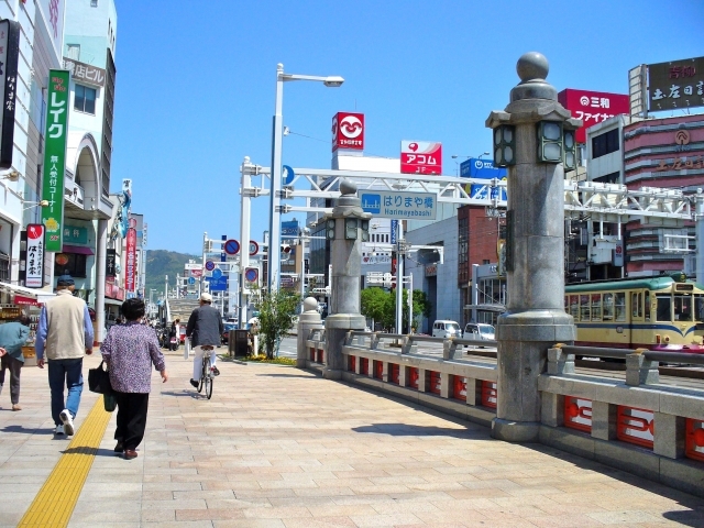 高知市繁華街の写真